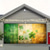 preiswerte Garage- und Türbanner-St. Patricks Day Tapisserie Garagentorabdeckung Großes Hängendes Elf Niedlich 3D Party Outdoor Urlaub Hintergründe aufnehmen Yard Wohndeko