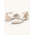 cheap Bride-Women's Elegant Low Heel Pointed Toe Wedding Guest Shoes with Crystal Strap – Comfortable Dress Heels for Formal Events