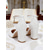 cheap Bride-Women's Ivory Lace Ankle-Strap Block Heel Pumps, Elegant Bridal Shoes for City Wedding Bride