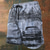 ieftine Retro Vintage &amp; Etică-Bărbați Textură grunge Retro Urban Boxeri înot Pantaloni Scurți de Înot Pantaloni Scurti Talie medie Epocă În aer liber Vacanță Zilnice Buzunare laterale Căptușeală din plasă Talie elastică cu șnur