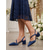 abordables Madre de la Novia/Novio-Zapatos de tacón grueso de satén morado para mujer, con ribete de diamantes de imitación, elegantes, ideales para la madre de la novia en bodas urbanas modernas.