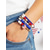 voordelige Accessoires-Verenigde Staten 250ste Verjaardag Vrouwen Meelaags Armband Set – Legering Materiaal met Verschillende Charms Perfect voor Onafhankelijkheidsdag en VS Vieringen