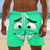 voordelige Retro Vintage &amp; Ethisch-Voor heren 3D Print 3D-cartoon Onhandig gezicht Lange zwembroeken Zwemshorts Boardshorts Medium Taille Hawaii Grappig Strandvakantie Zijzakken Mesh voering Elastische tailleband met trekkoord