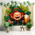 cheap Wall Tapestries-St. Patrick's Day Tapestry Banners Blanket Green Hat Shamrock Cute Romantic 3D Bedroom Living Room Dorm Teens Room College Dorm Wall Porch Home Decor