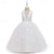 cheap Flower Girl's Dresses-Flower Girl Dress Girls' Formal Dress Wedding Attire Party Wedding Formal Fashion Adorable Princess First Communion Dress Patchwork Mesh Solid Color Sleeveless Crew Neck Light Pink White 4-7 Years