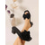 preiswerte Rutschsandalen-Weiße Damen-Mules mit Schleife, Blockabsatz und eckiger Spitze – elegante Sommersandalen für Städtetrips, Resorturlaube und Brunch-Outfits