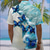 ieftine Păsări și animale-Bărbați Fluture Ocean Valuri Cămașă hawaiană Camașă cu nasturi Cămașă Aloha Manșon scurt Hawaiană Casual Vacanță Vară Primăvară Răsfrânt Imprimare 3D cămăși cu guler Un buzunar frontal Albastru