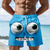 voordelige Retro Vintage &amp; Ethisch-Voor heren 3D Print 3D-cartoon Lach gezicht Lange zwembroeken Zwemshorts Boardshorts Medium Taille Hawaii Grappig Strandvakantie Zijzakken Mesh voering Elastische tailleband met trekkoord Ontwerper