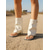 tanie Buty do kostki-Damskie czarne sandały typu gladiator z wysoką cholewką i ozdobnymi klamrami – odważny styl uliczny, wygodne, masywne buty z odkrytymi palcami na festiwale muzyczne na świeżym powietrzu i wydarzenia