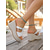 cheap Wedge Sandals-Women's White Wedge Sandals with Buckle Strap – Stylish, Comfortable Footwear for Summer, Beach and Poolside Events
