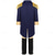 abordables Conjuntos-Conjunto 250º Aniversario de EE. UU. Retro Antiguo Medieval Accesorios Larga George Washington Disfraz Chico Carnaval Día de la Independencia Mascarada 4 de julio Niños Chaqueta Pantalones Sombrero