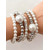 abordables Boda ACC-Conjunto de pulsera de perlas sintéticas para mujer, elegante diseño de plata y perla, múltiples estilos para bodas, fiestas, eventos formales y accesorios de novia.
