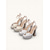 cheap Bride-Luxury Pearl Embellished Platform Wedding Heels for Brides – Chunky High Heel Ankle Strap Bridal Shoes