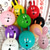 tanie Party Supplies-20 sztuk balonów w kształcie uroczych króliczych główek - lateks w mieszanych kolorach idealne na wielkanocne obchody i festiwalowe dekoracje z ich długouchymi designem.
