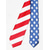 cheap Accessories-United States 250th Anniversary Men's Patriotic Tie &amp; Bow Tie Set, Polyester American Flag Design, Classic Formal Style for US, Independence Day, Parades, Parties &amp; Celebrations