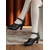 abordables Victoriano &amp; Eduardo-Zapatos de boda victorianos de encaje para mujer: elegantes zapatos eduardianos blancos de tacón medio con ribete festoneado. &amp;Correa de tobillo para novias vintage, eventos patrimoniales &amp;fiestas de