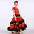 abordables Vêtements d'Entraînement-Fille Senorita Flamenca Danse Costume de Danse Tango à la mode Polyester Rouge Jupe / Enfant