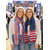 billige Tilbehør-USAs 250-årsjubileum Kvinners polyester chiffon skjerf flere mønstre lett og pustende vår og sommer perfekt USA uavhengighetsdag og uformell bruk