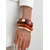 economico Accessori per le vacanze-Set di braccialetti in lega acrilica da donna, braccialetti alla moda multicolore e gioielli impilabili con perline, accessori da polso casual in stile boho resort per vacanze, viaggi in spiaggia, uso quotidiano e occasioni di svago