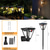 cheap Landscape Lights-1 Pack Solar Pathway Lights Outdoor, Solar Outdoor Lights, Bright Solar Garden Lights Waterproof, Auto On/Off Outdoor Solar Lights for Yard Landscape Path Lawn Patio Walkway
