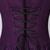 economico Vestito-Gotico Vittoriano Medievale Lunghezza lunga Vestito con accessori Lunghe Strega Fata A righe Costume Per donna Fantasia Halloween Carnevale Performance Fiera Rinascimentale LARP Adulti Vestito