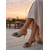 preiswerte Frauen-Goldglitzernde Damen-Mules mit Kitten-Heel und Paillettenschleife – elegante Slipper für Abende im Resort, Hochzeitsgäste und Sommerpartys