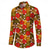 abordables Tapas-Retro Antiguo Años 70 Camisas Camisa hawaiana Larga Hippie Floral Disfraz Hombre Mascarada Festival de Música Fiesta Ropa Cotidiana Adulto Camisas