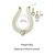 abordables Boda ACC-Conjunto de collar y pendientes de perlas artificiales para mujer, elegante gargantilla vintage multicapa con colgante ovalado, joyería nupcial clásica para bodas, fiestas nocturnas y eventos formales.