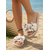 economico Donne-sandali da donna con fiocco a pois e suola in corda intrecciata: graziose scarpe basse slip-on per le vacanze al mare, le vacanze estive e a bordo piscina