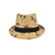cheap Vacation Accessories-Men's Straw Fedora Hat with Palm Tree Print, Lightweight Breathable Woven Summer Trilby in Multiple Colors, Casual Resort Style for Spring Beach Vacation &amp; Everyday Wear