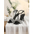 economico Invitato al matrimonio-sandali con cinturino in raso nero da donna – eleganti sandali da invitata per matrimoni in città