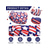 billige Tilbehør-United States 250th Anniversary Kvinners Patriotiske Polyester Hårbånd Elastisk Hårinnpakning med Flere USA Flagg Stiler Lettvekts og Komfortabel Festlig Uavhengighetsdag