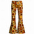 baratos Partes inferiores-Retro Vintage Boho Anos 70 Calças Calça boca de sino Hippie Discoteca Cintura Alta Geométrica Fantasia Homens Dia Das Bruxas Carnaval Festival de Música Festa Temática Retro Adulto Calças