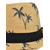 cheap Vacation Accessories-Men's Straw Fedora Hat with Palm Tree Print, Lightweight Breathable Woven Summer Trilby in Multiple Colors, Casual Resort Style for Spring Beach Vacation &amp; Everyday Wear