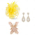 cheap Fascinators &amp; Hats-Set Gloves Fascinator Earrings Gentlewoman Floral Fancy Dress Women's Masquerade Tea Party Ascot Horse Racing Festival Adults' Headpiece Gloves Earrings