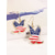 cheap Accessories-United States 250th Anniversary Women's Alloy Patriotic Dangle Earrings, Multiple USA Flag &amp; Heart Styles, Red White Blue Statement Jewelry for Party &amp; Festival Wear
