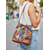 voordelige Handtas &amp; Draagtassen-Dames leren bucket bag in bohemian stijl, met een veelkleurig bloemenpatroon, veelzijdig te dragen, verstelbare schouderbanden, perfect voor dagelijks gebruik.