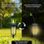 cheap Landscape Lights-1 Pack Solar Pathway Lights Outdoor, Solar Outdoor Lights, Bright Solar Garden Lights Waterproof, Auto On/Off Outdoor Solar Lights for Yard Landscape Path Lawn Patio Walkway