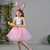 baratos Fantasia de Animal-Tutu manto Animal Coelho coelhinho da Páscoa Vestidos Engraçado Crianças Para Meninas Dia Das Bruxas Páscoa Carnaval Festa Fantasias fáceis de Halloween Vestir-se
