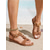 baratos noiva-Sandálias rasteiras brancas femininas com estampa floral, elegantes sapatos de noiva com detalhes em renda, sandálias para casamento na praia.