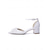abordables mariée-Chaussures plates de mariage en dentelle ivoire pour femme, ballerines fleuries à bout pointu et bride cheville, élégantes chaussures de mariage champêtres pour les mariées