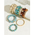 economico Accessori per le vacanze-Set di braccialetti in lega acrilica da donna, braccialetti alla moda multicolore e gioielli impilabili con perline, accessori da polso casual in stile boho resort per vacanze, viaggi in spiaggia, uso quotidiano e occasioni di svago