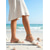 abordables Mujeres-Sandalias planas marrones para mujer: cómodas sandalias veganas de piel sintética para vacaciones en la playa y escapadas de verano. &amp;ropa de resort tropical