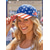 abordables Accessoires-Casquette de baseball en polyester pour femmes du 250e anniversaire des États-Unis avec impression du drapeau américain plusieurs motifs disponibles idéales pour les États-Unis le jour de