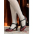 ieftine Anii 1920 &amp; Era Gatsby-Pantofi cu toc elegant, cu bareta în T, din anii 1920, pentru femei - tocuri elegante, alb-negru, cu tivit festonat, pentru petreceri în stil Gatsby, nunți retro &amp;evenimente din anii '20