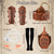 cheap Outfits-Set Retro Vintage Medieval Renaissance Dress Armor Waist Belt with Accessories Long Sleeves Fairy Fancy Dress Women's Halloween Carnival Masquerade Renaissance Fair Retro Theme Party Adults Dress