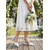 abordables mariée-Chaussures plates de mariage en dentelle ivoire pour femme, ballerines fleuries à bout pointu et bride cheville, élégantes chaussures de mariage champêtres pour les mariées