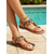 preiswerte Frauen-Braune Boho-Sandalen für Damen mit bunten Perlen und Herzanhänger – sommerliche T-Riemen-Sandalen im Ethno-Stil für den Urlaub &amp;Badebekleidung und Sommerreisen