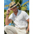 cheap Vacation Accessories-Men's Straw Fedora Hat with Palm Tree Print, Lightweight Breathable Woven Summer Trilby in Multiple Colors, Casual Resort Style for Spring Beach Vacation &amp; Everyday Wear