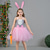 baratos Fantasia de Animal-Tutu manto Animal Coelho coelhinho da Páscoa Vestidos Engraçado Crianças Para Meninas Dia Das Bruxas Páscoa Carnaval Festa Fantasias fáceis de Halloween Vestir-se